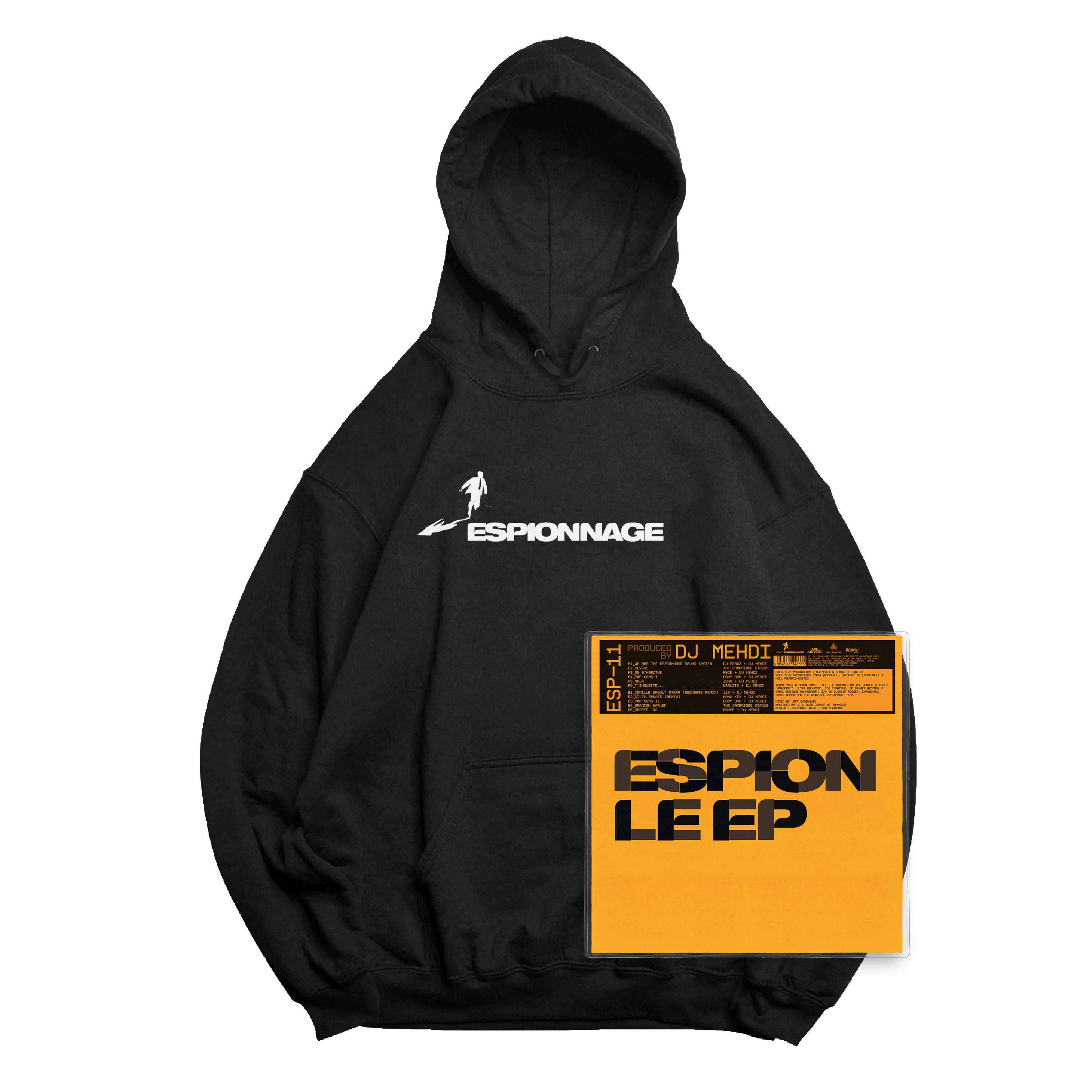 PACK "ESPION" HOODIE + VINYLE